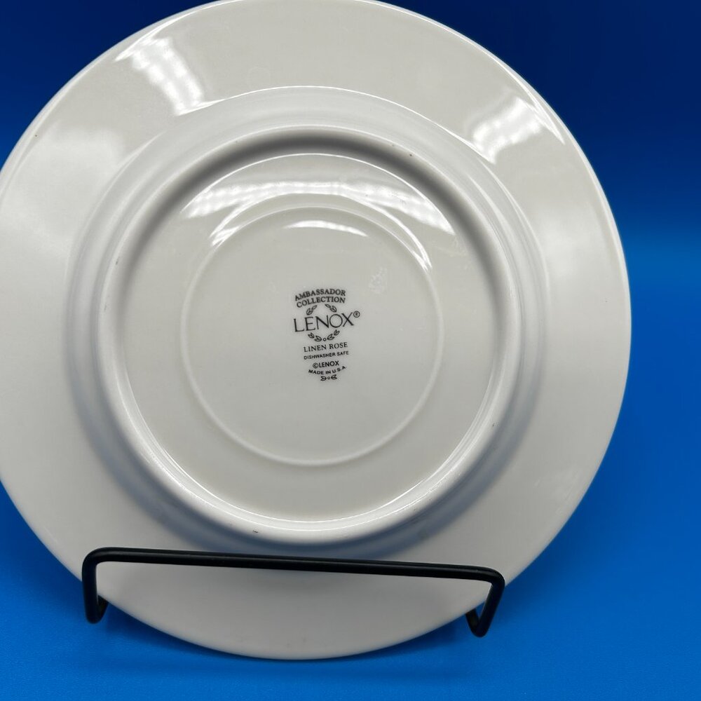 Lenox Ambassador Collection Linen Rose Bread and Butter Plates, 6 inch, Set of 7 - Picture 15 of 16